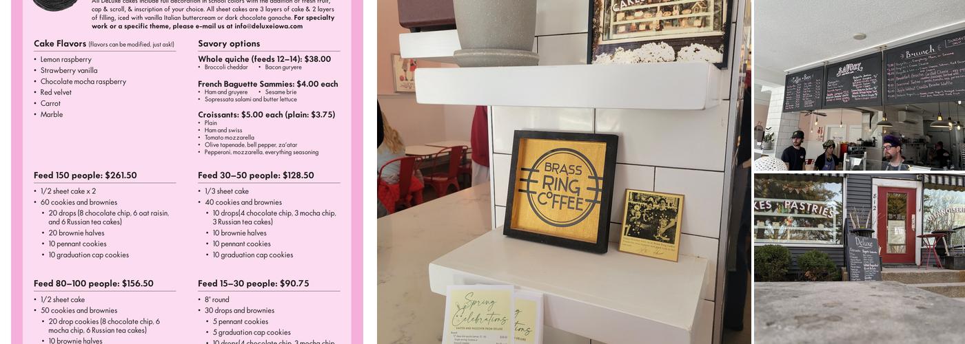 Deluxe Cakes & Pastries Menu