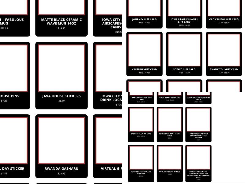 Java House Bakery Menu