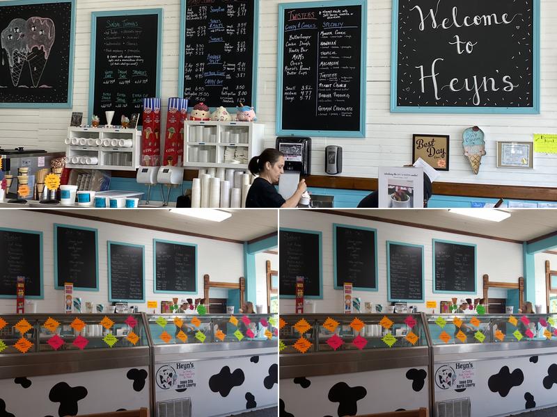 Heyn's Ice Cream North Liberty Menu