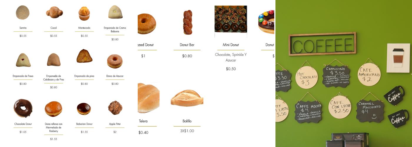 International Bakery Inc Menu