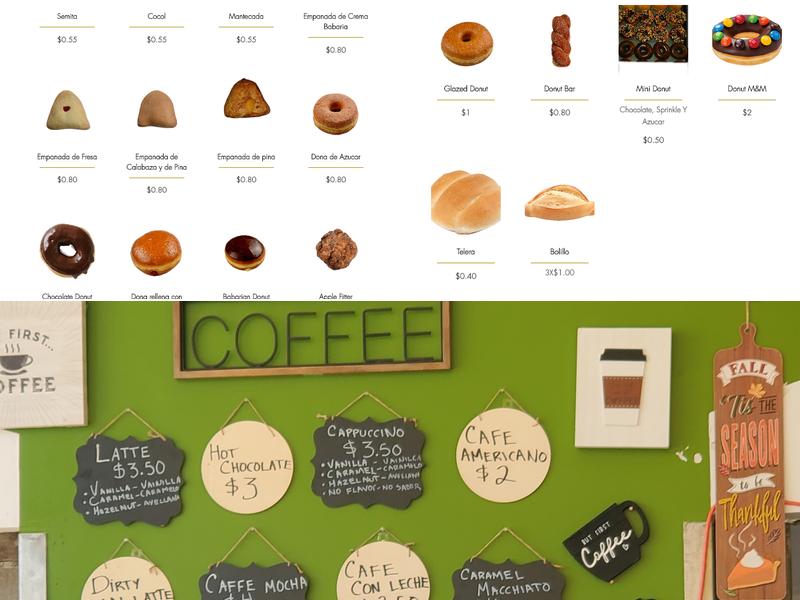 International Bakery Inc Menu