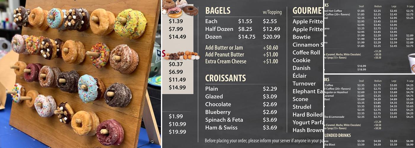 Heav'nly Donuts Menu