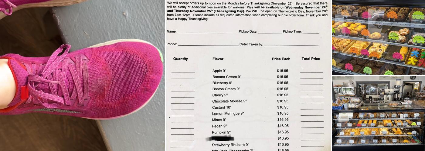 Weinberg's Bakery Menu