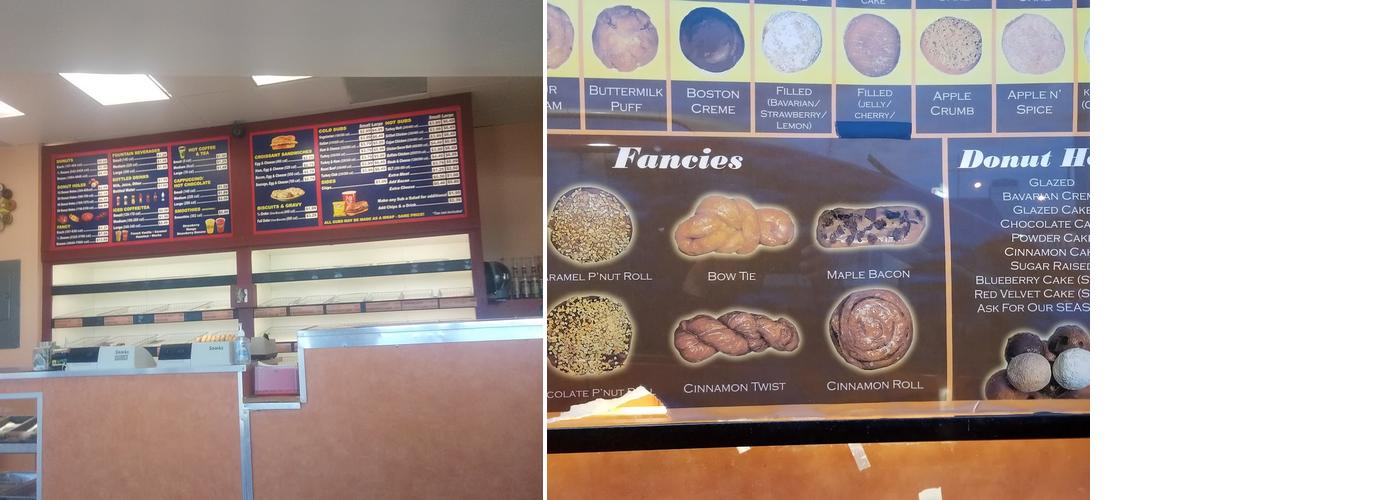 Daylight Donuts Menu