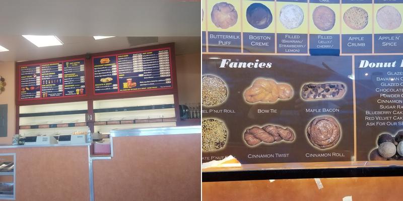 Daylight Donuts Menu