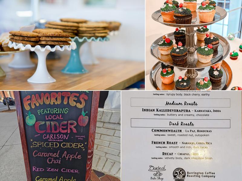 Oakleaf Cakes Bake Shop Menu