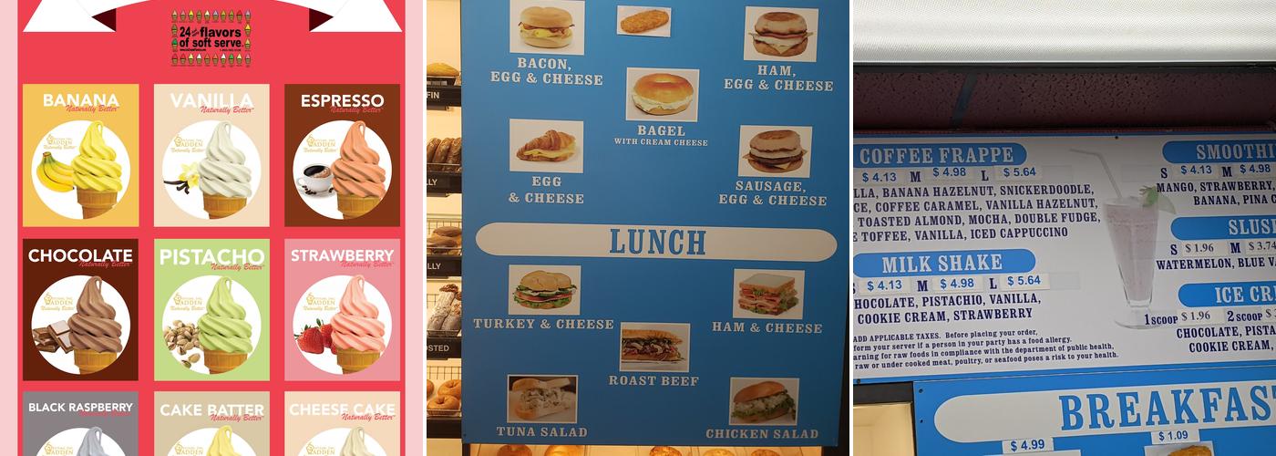 Donut n Donuts Menu
