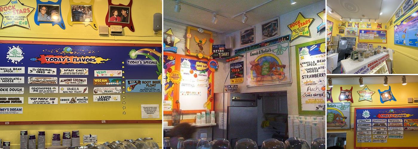 Emack & Bolio's Ice Cream Menu