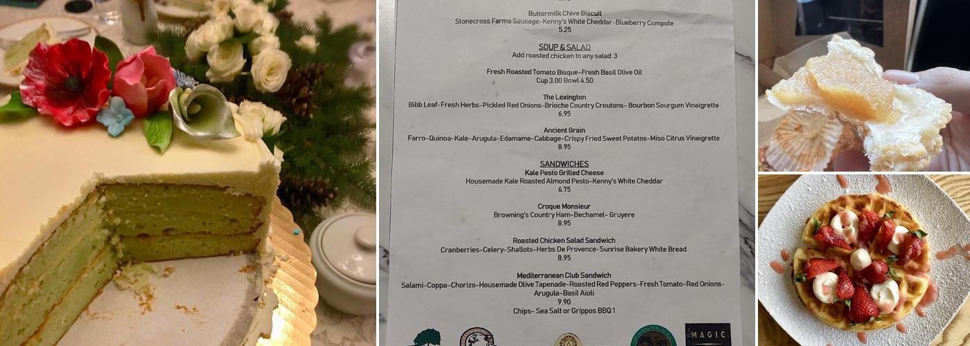 Martine's Pastries Menu