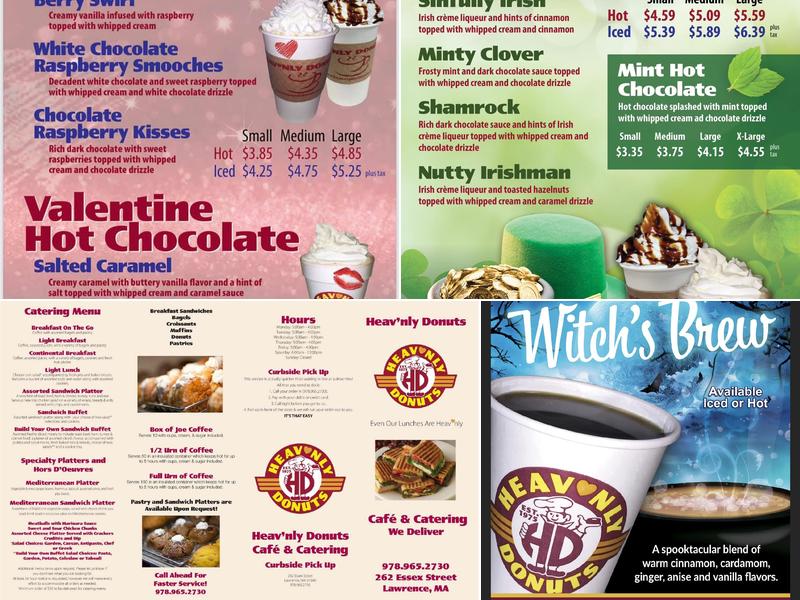 Heav'nly Donuts Menu
