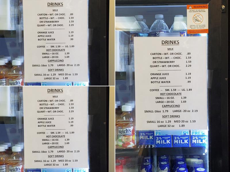 Koehler's Bakery Menu