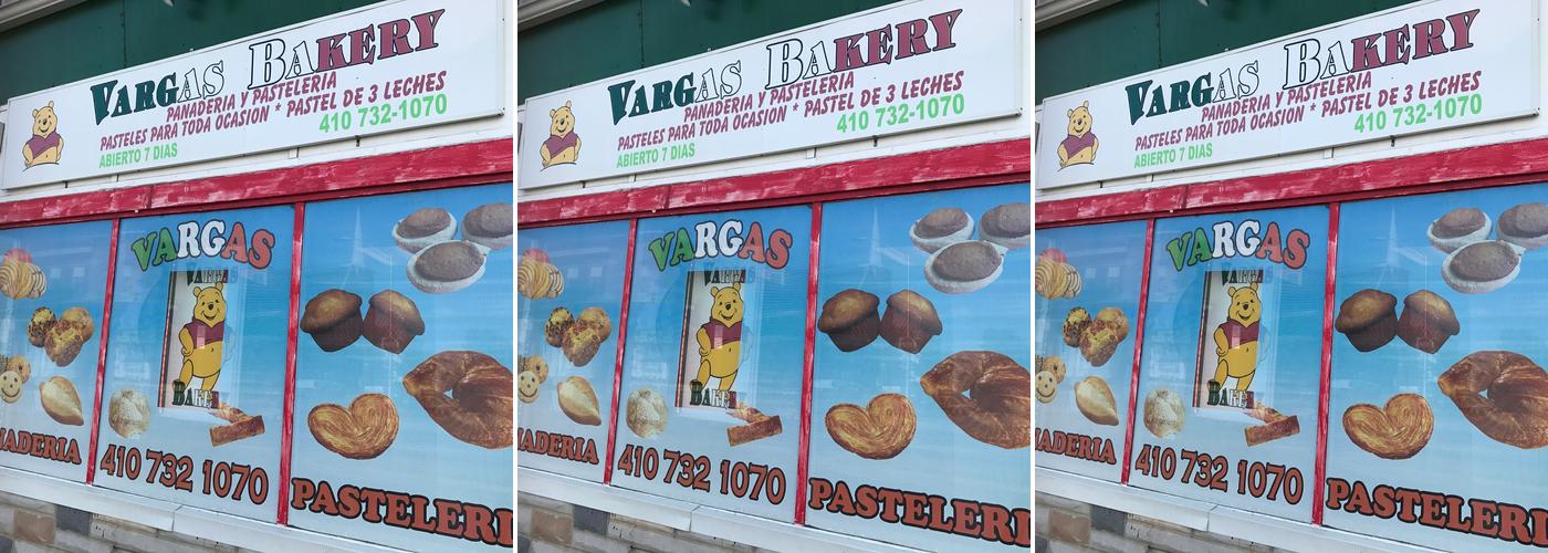 Vargas Bakery Menu