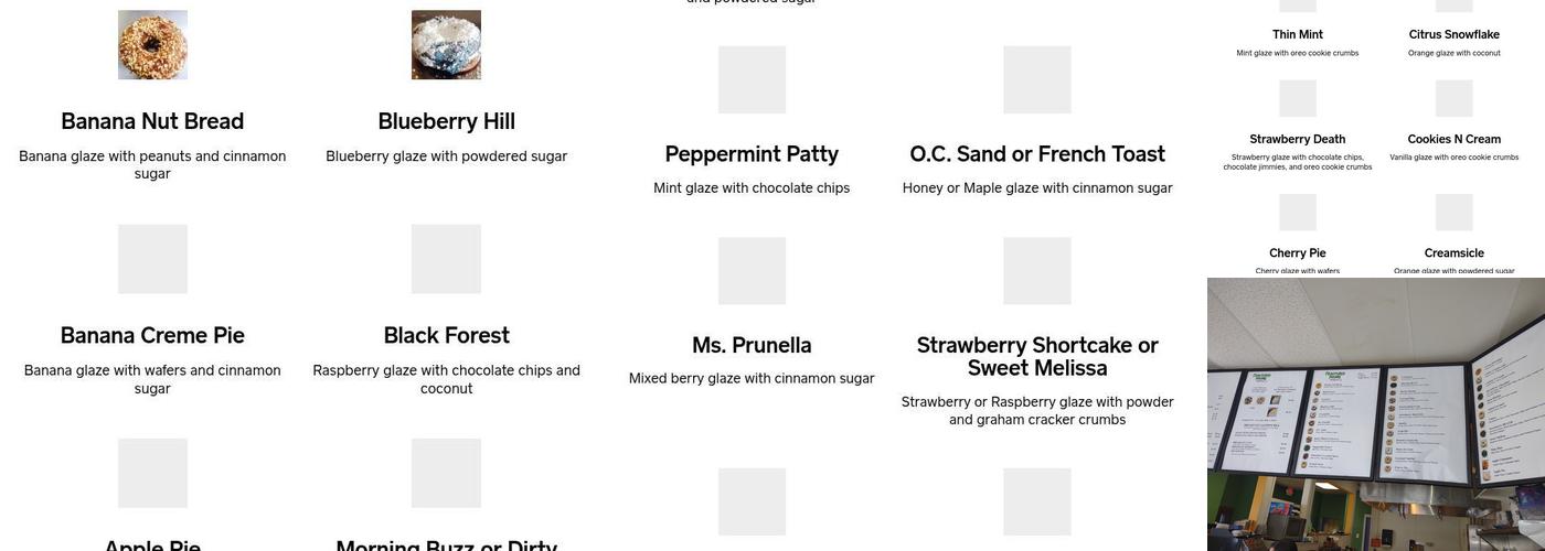Fractured Prune Menu