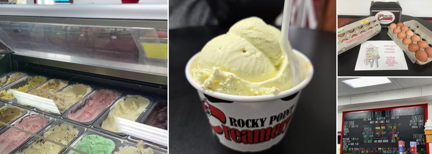 Rocky Point Creamery Menu