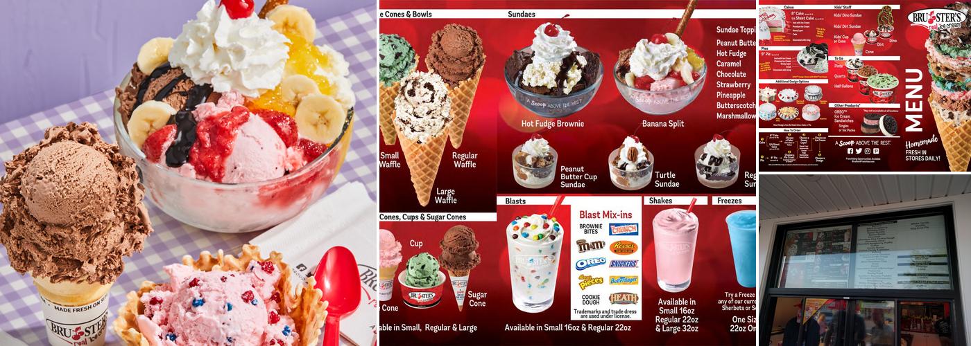 Bruster's Real Ice Cream Menu