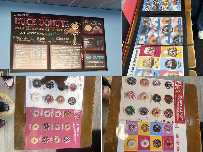 Duck Donuts Menu