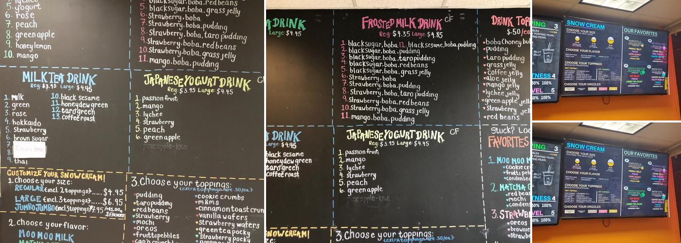 SnowBots Menu
