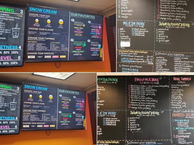 SnowBots Menu