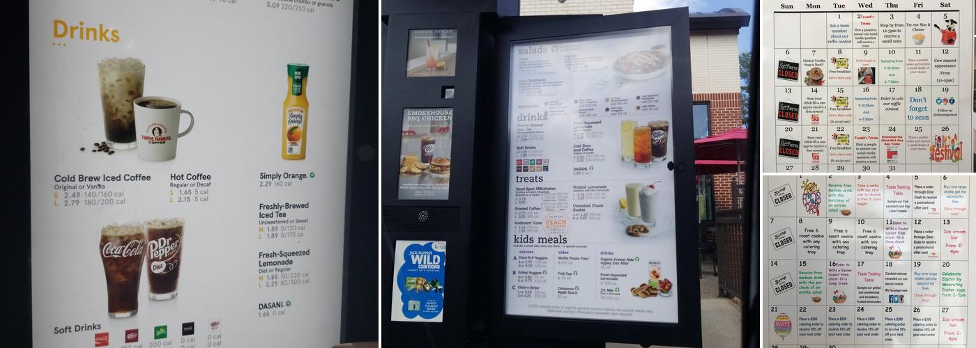 Chick-fil-A Menu