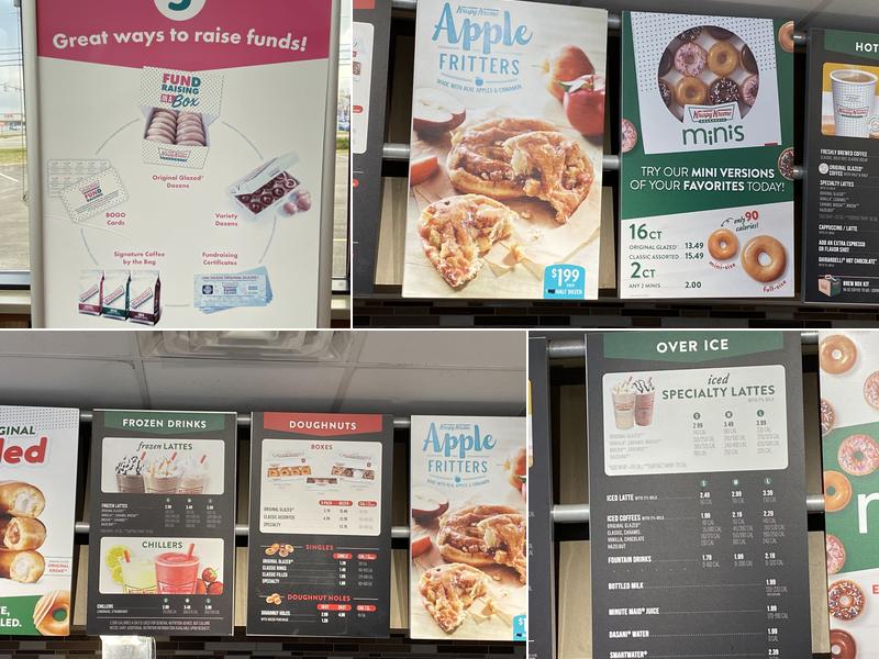 Krispy Kreme Menu