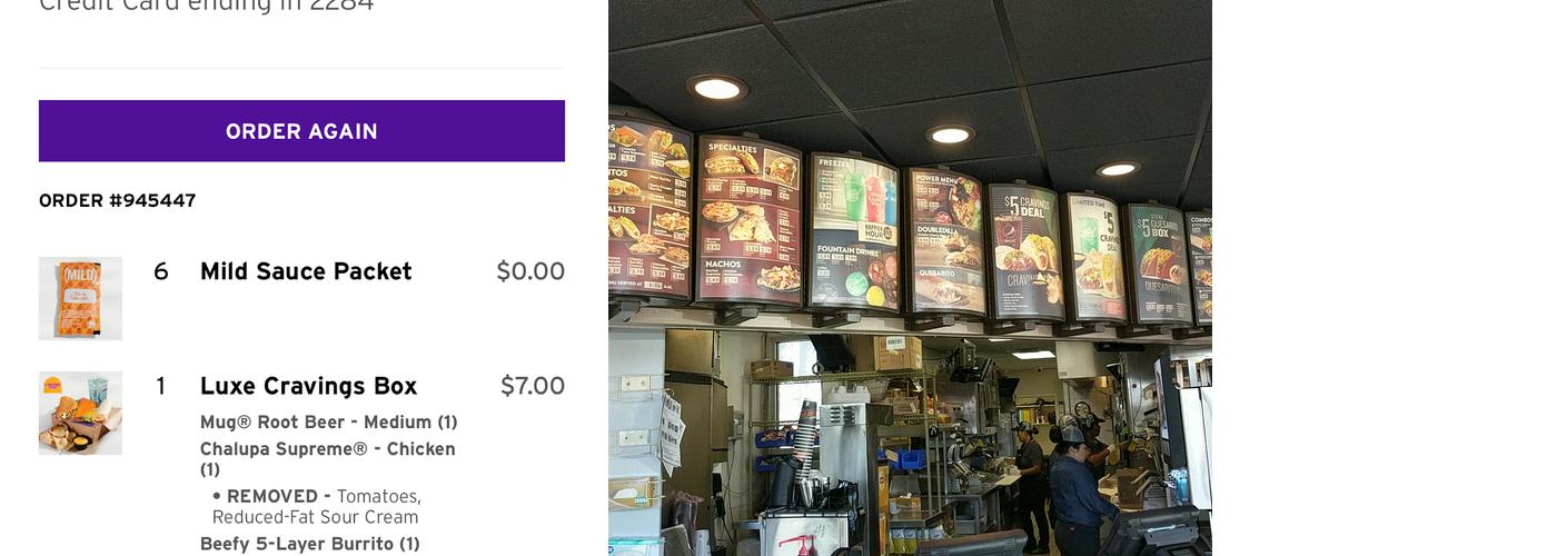 Taco Bell Menu
