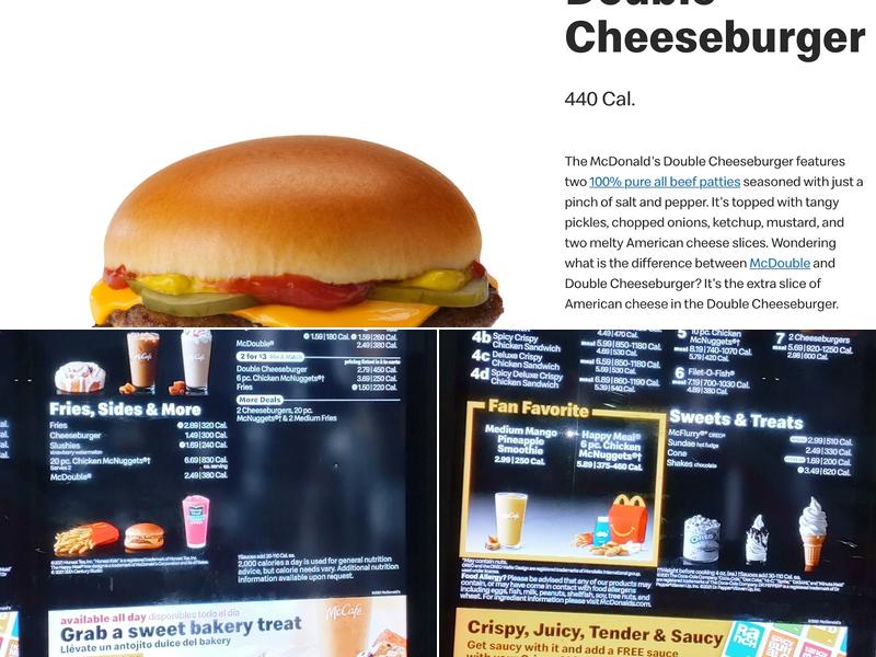 McDonald's Menu