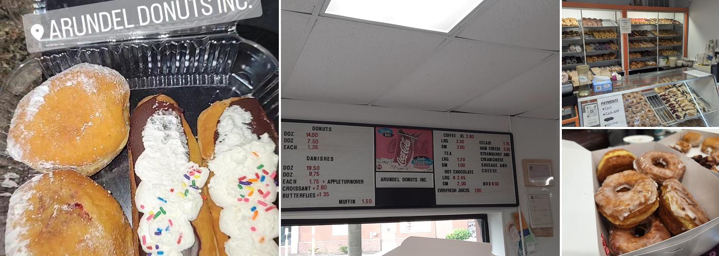 Arundel Donuts Menu