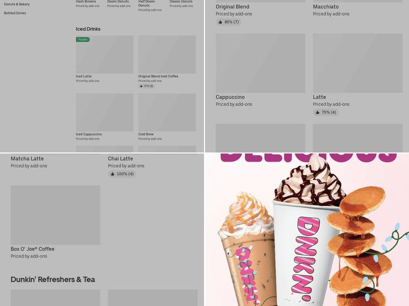 Dunkin' Menu