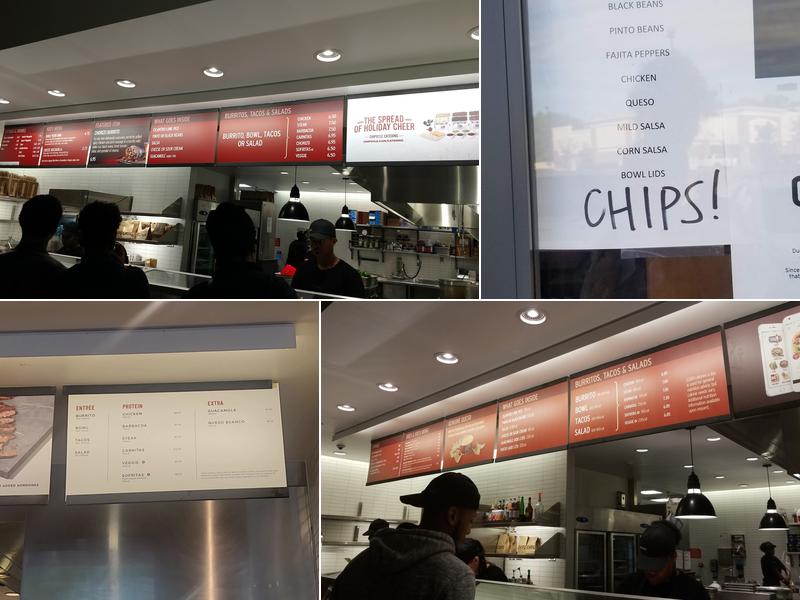 Chipotle Mexican Grill Menu