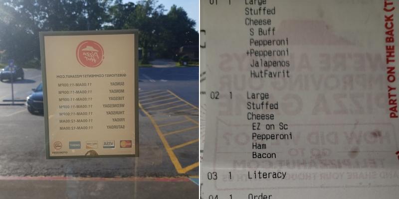 Pizza Hut Menu