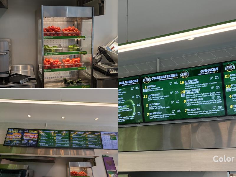 Subway Menu