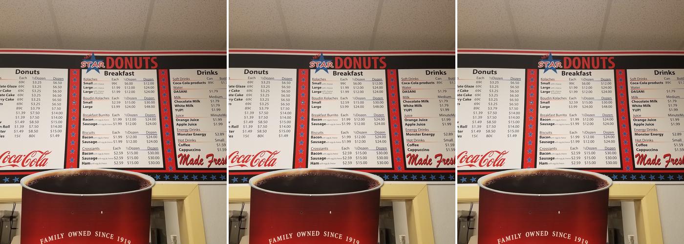 New Star Donuts Menu