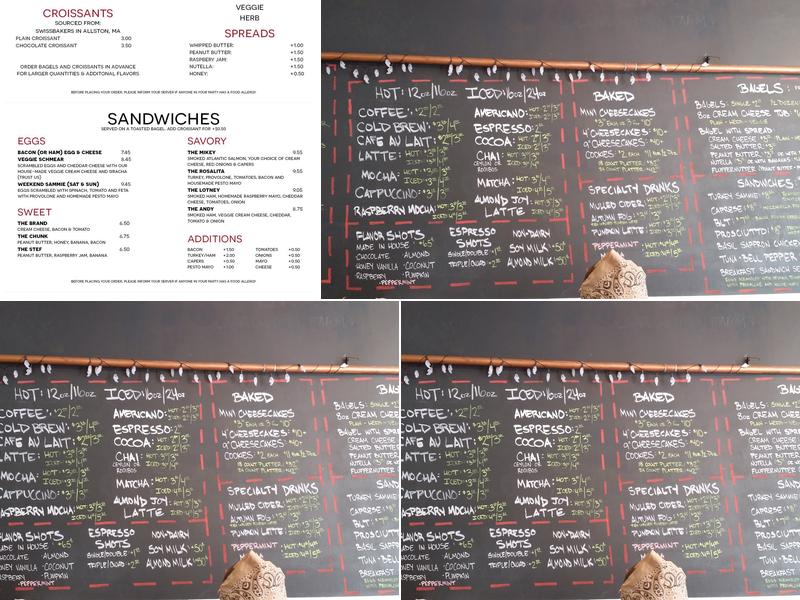 7ate9 Bakery Menu