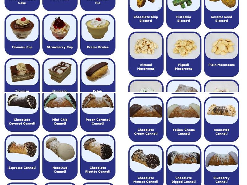 Mike's Pastry Menu