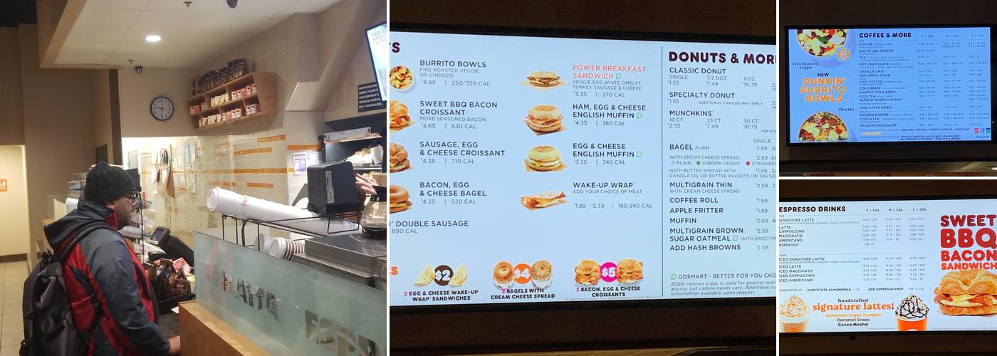 Dunkin' Menu