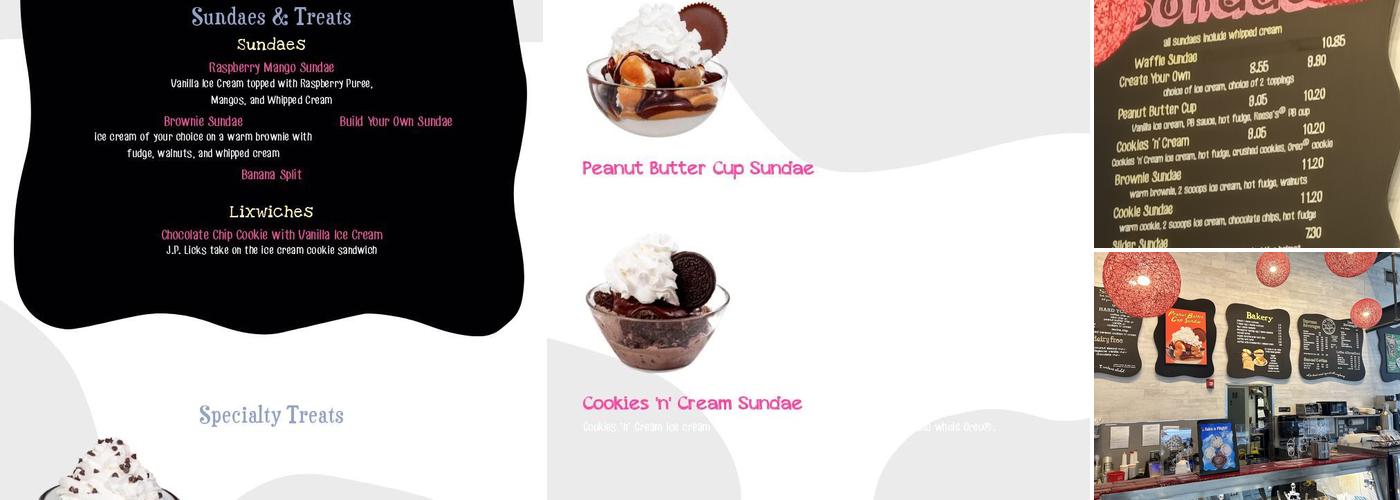 J.P. Licks Menu