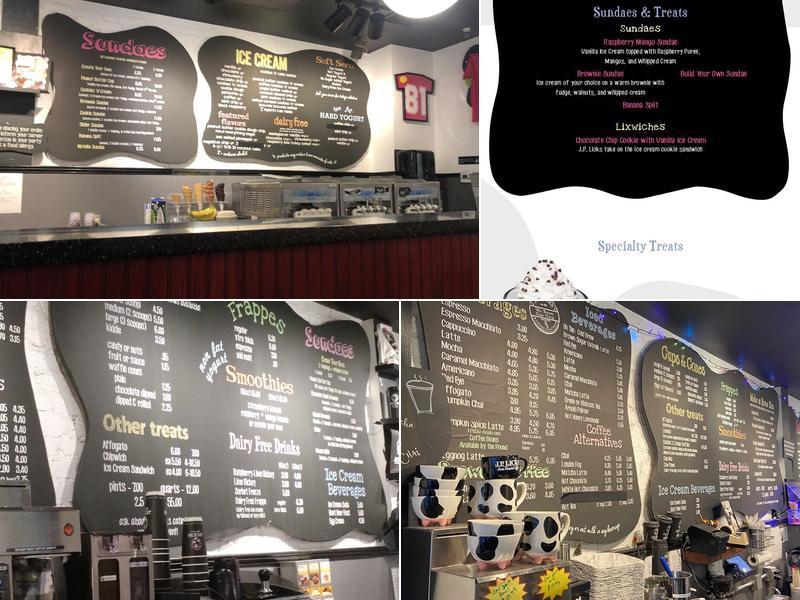 J.P. Licks Menu