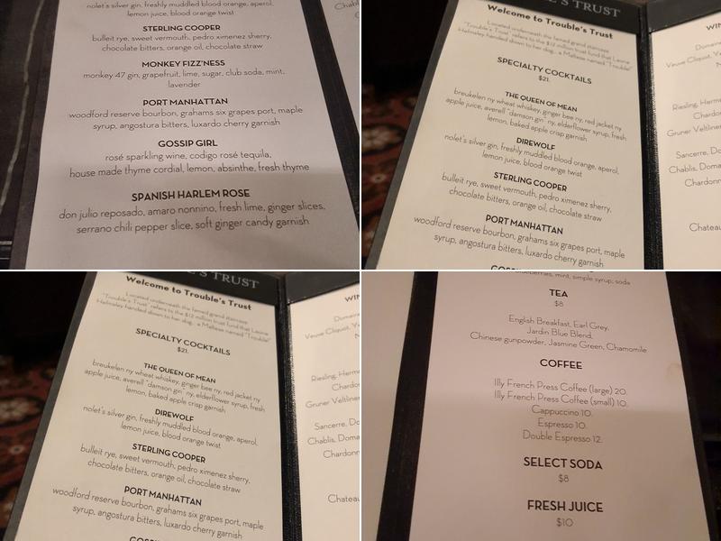 Trouble's Trust Menu