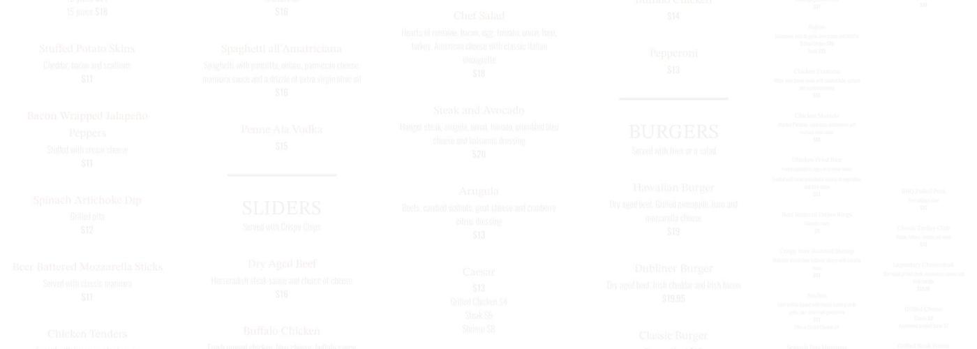 Legends Menu