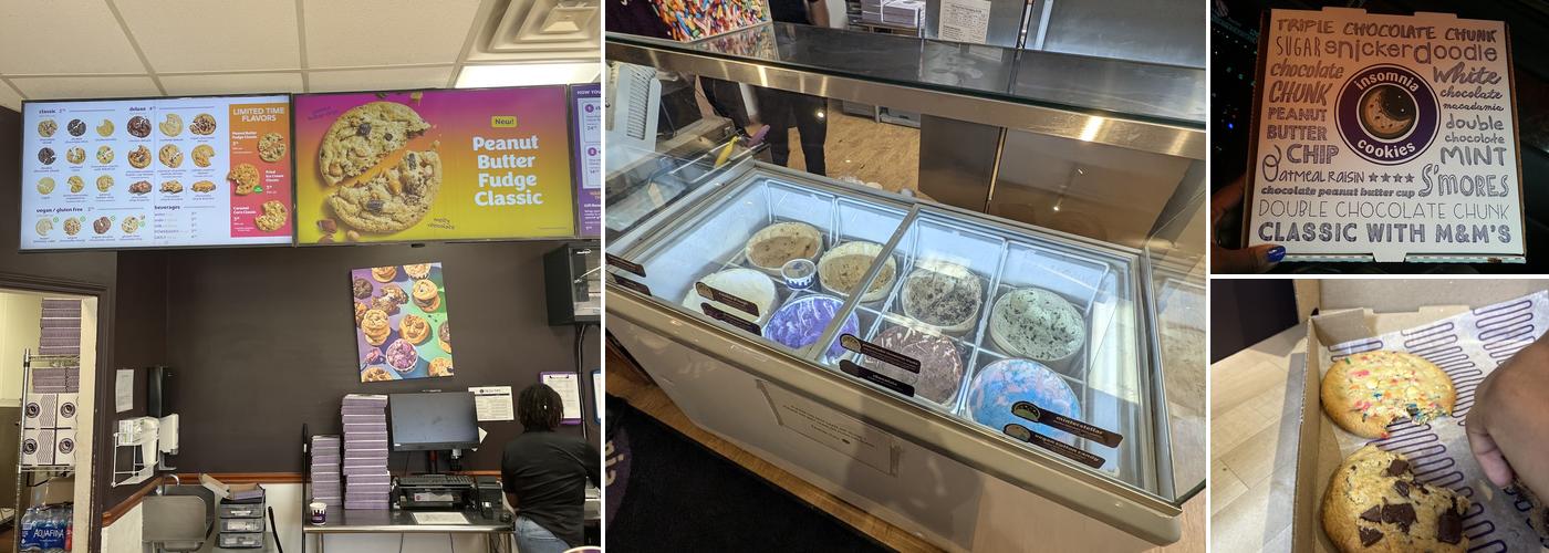 Insomnia Cookies Menu