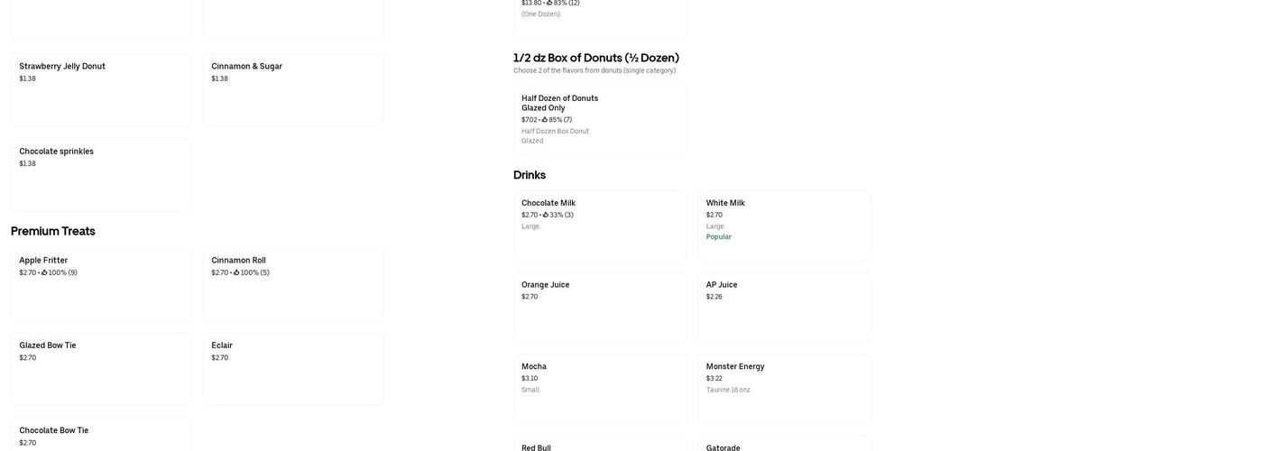 Mary Lee Do-Nuts Menu