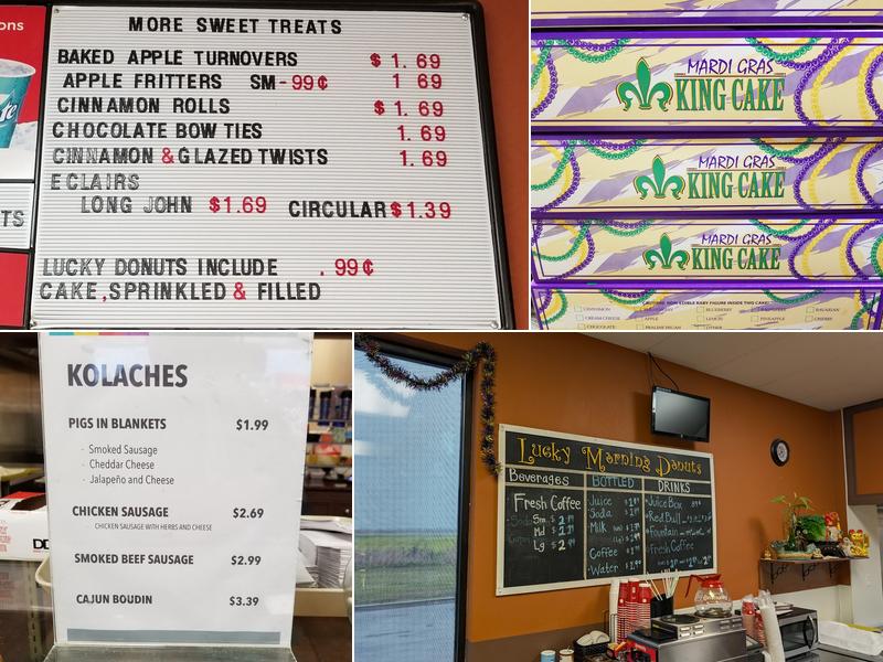 Lucky Morning Donuts Menu