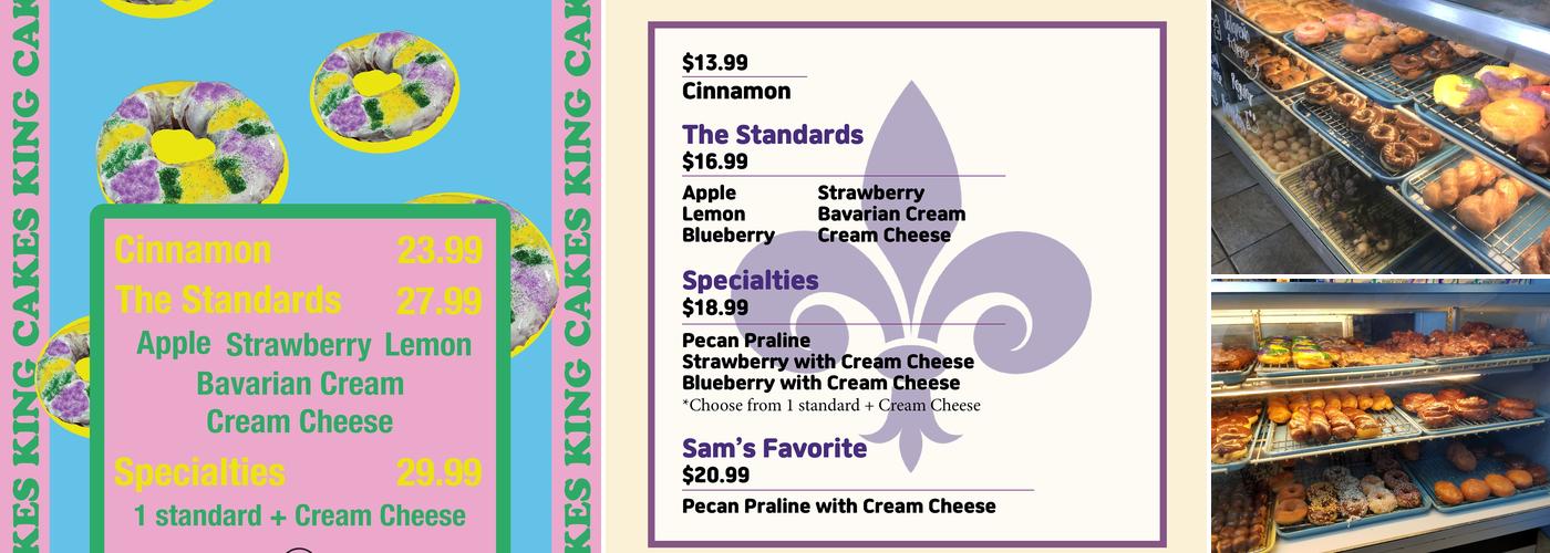 Mary Lee Donuts Menu