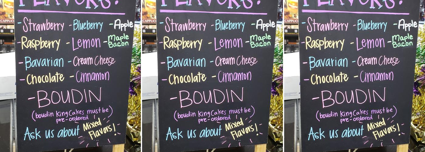 Happy Donuts Menu