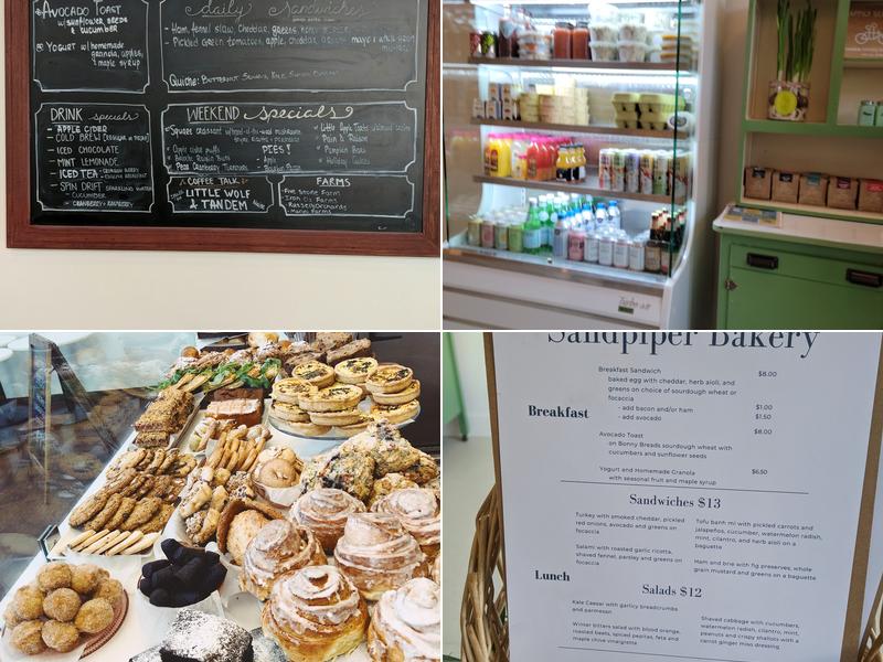 Sandpiper Bakery Menu