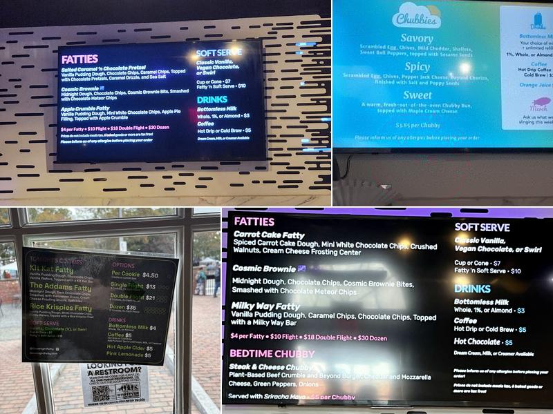 Goodnight Fatty Menu