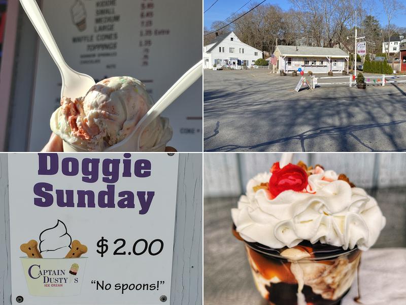 Captain Dusty's Ice Cream Menu