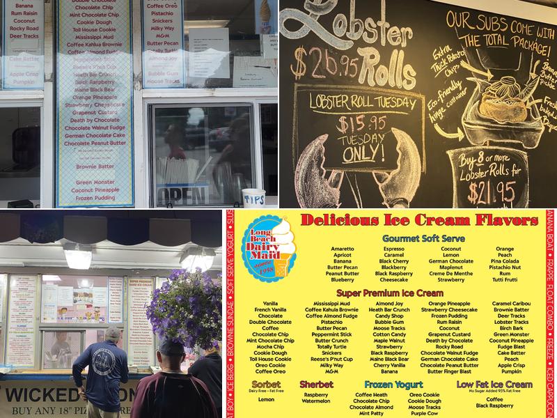Long Beach Dairy Maid Menu