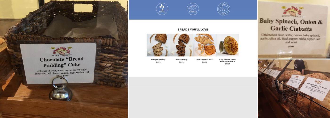 When Pigs Fly Breads Menu