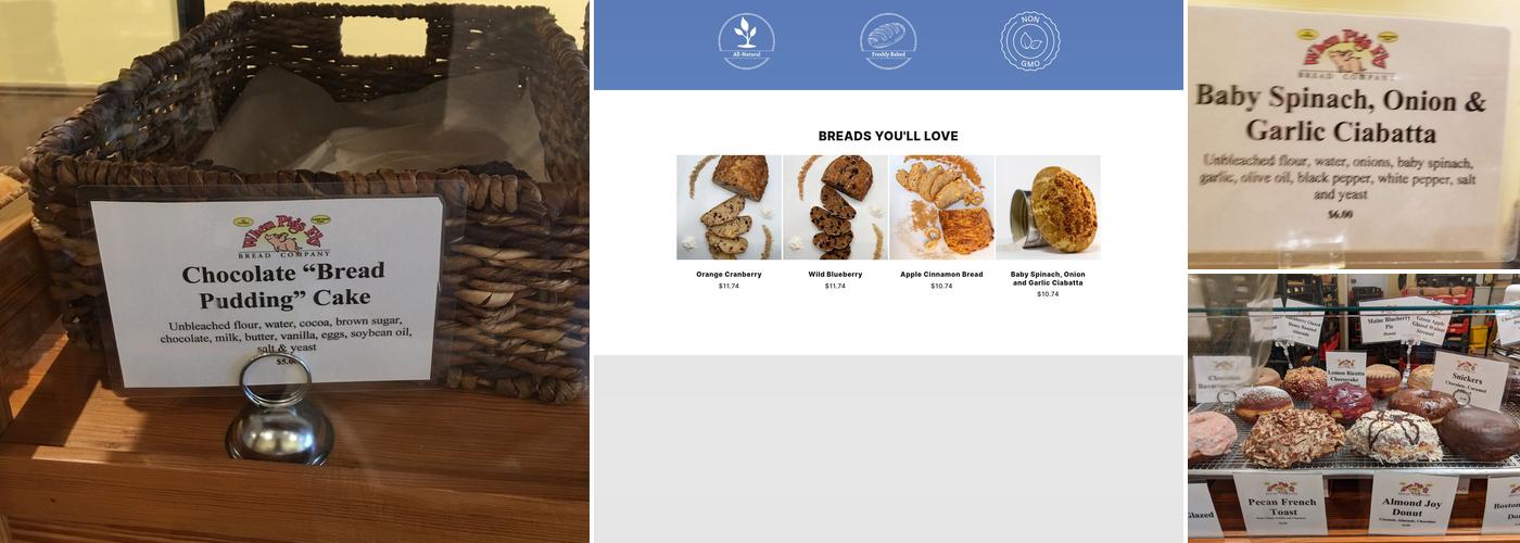 When Pigs Fly Breads Menu